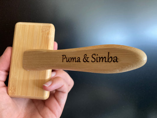 Gepersonaliseerde Slickerborstel voor honden of katten